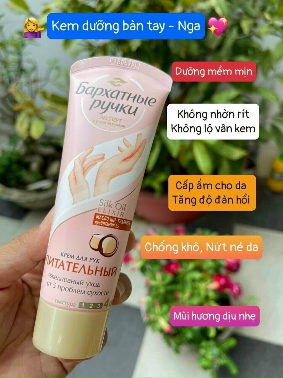 Kem dưỡng da tay của Nga