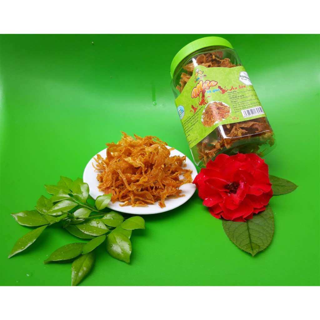 Mực xé giòn đầm sen - 100g