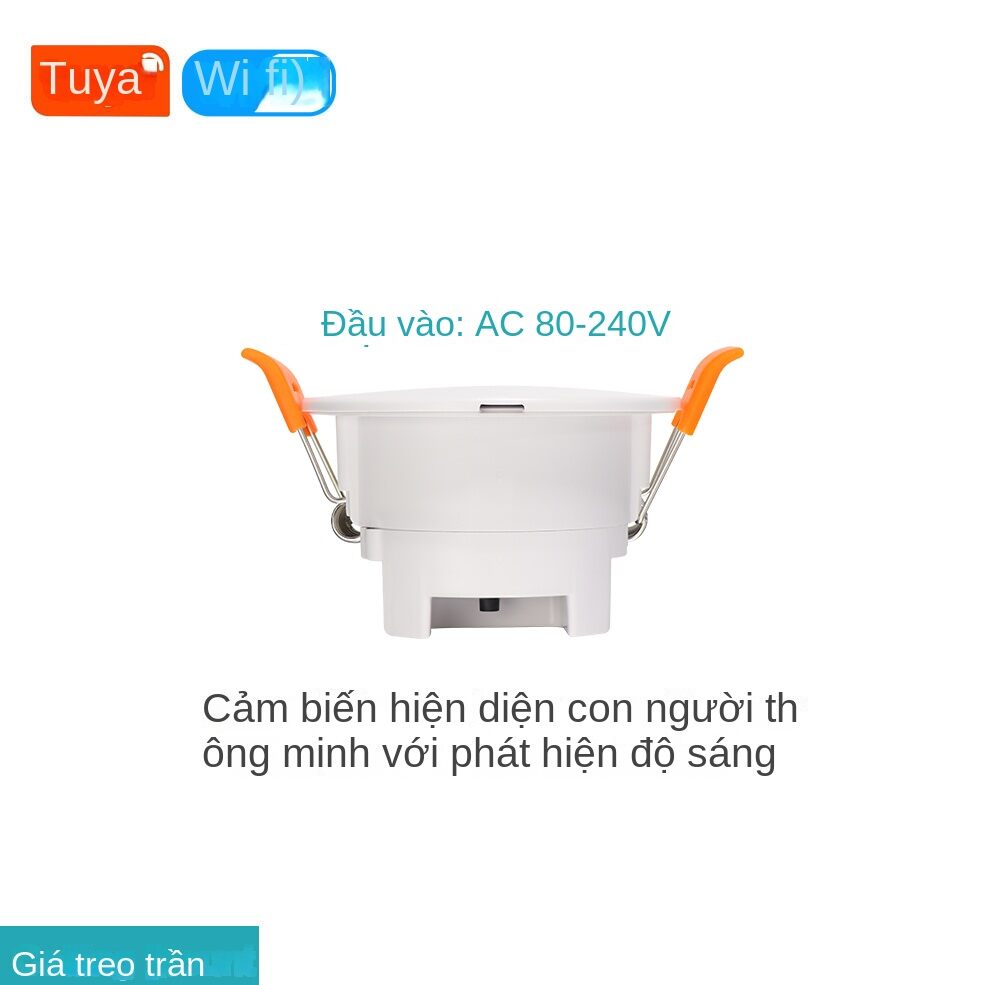 Tuya Zigbee Human Presence Sensor Millimeter Wave Radar Wifi PIR Detection Luminosity Distance Detector For Smart Home Decor