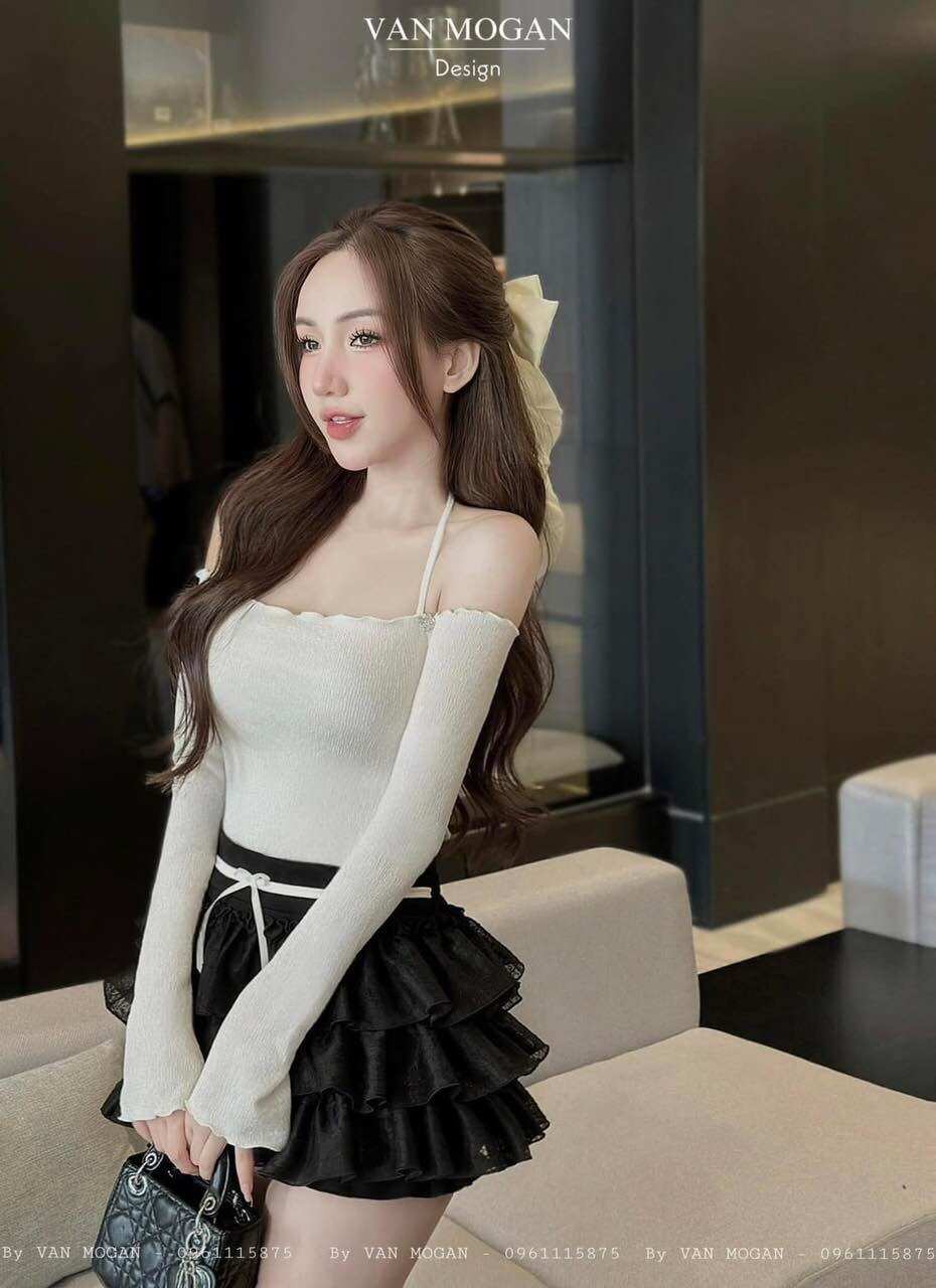 SÉT BỘ CHÂN VÁY TẦNG CAO CẤP (ảnh thật)