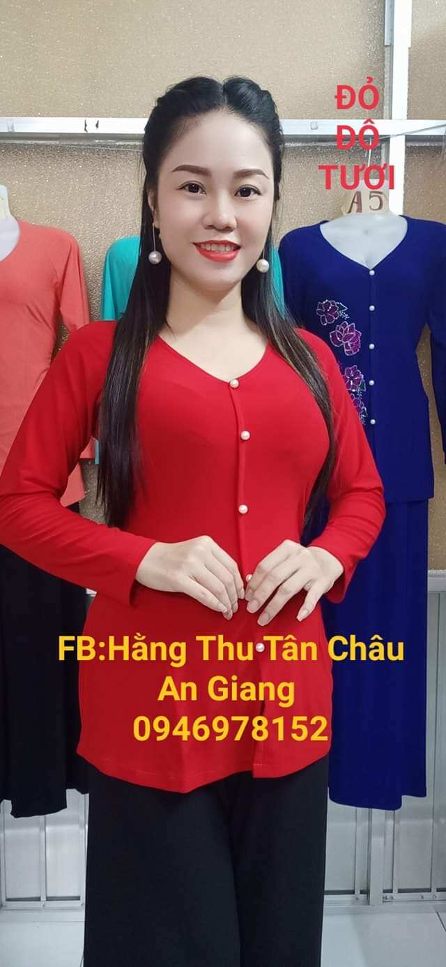 lẻ áo bà ba trơn