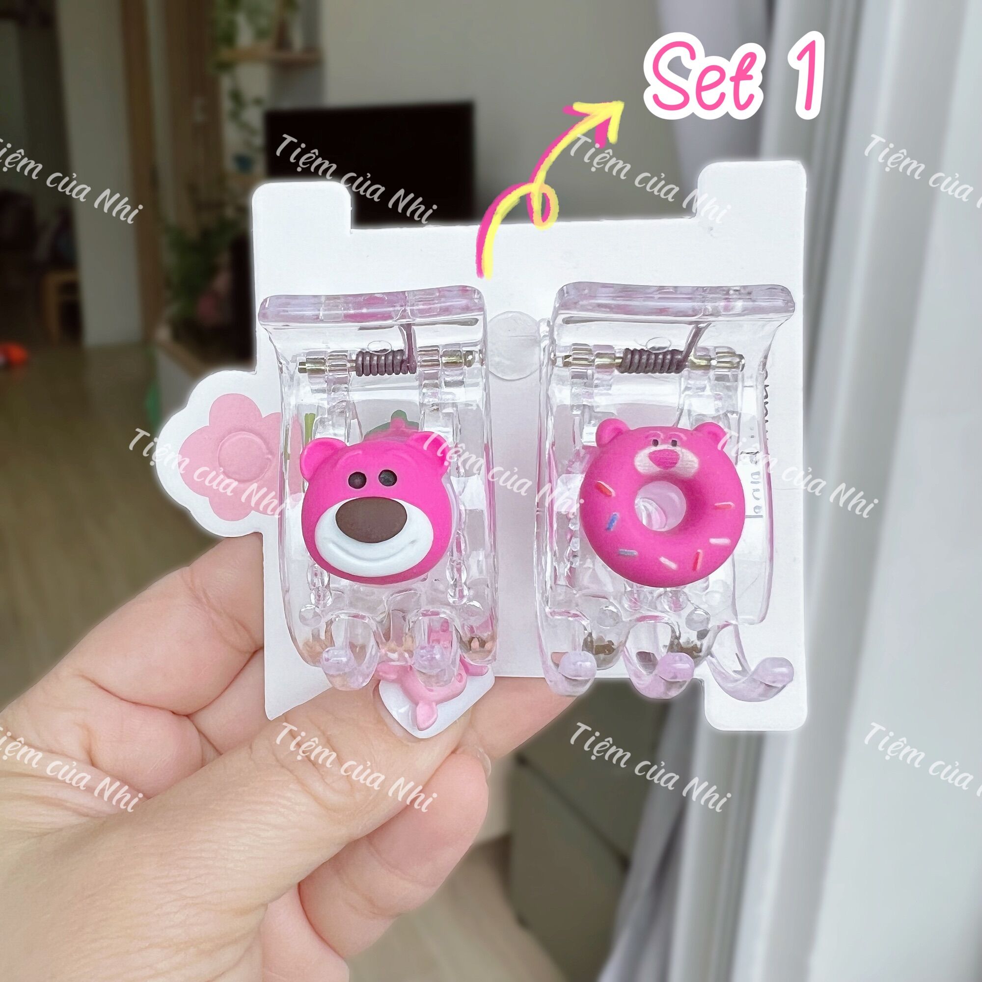 KẸP CÀNG CUA 5 RĂNG GẤU DÂU LOTSO