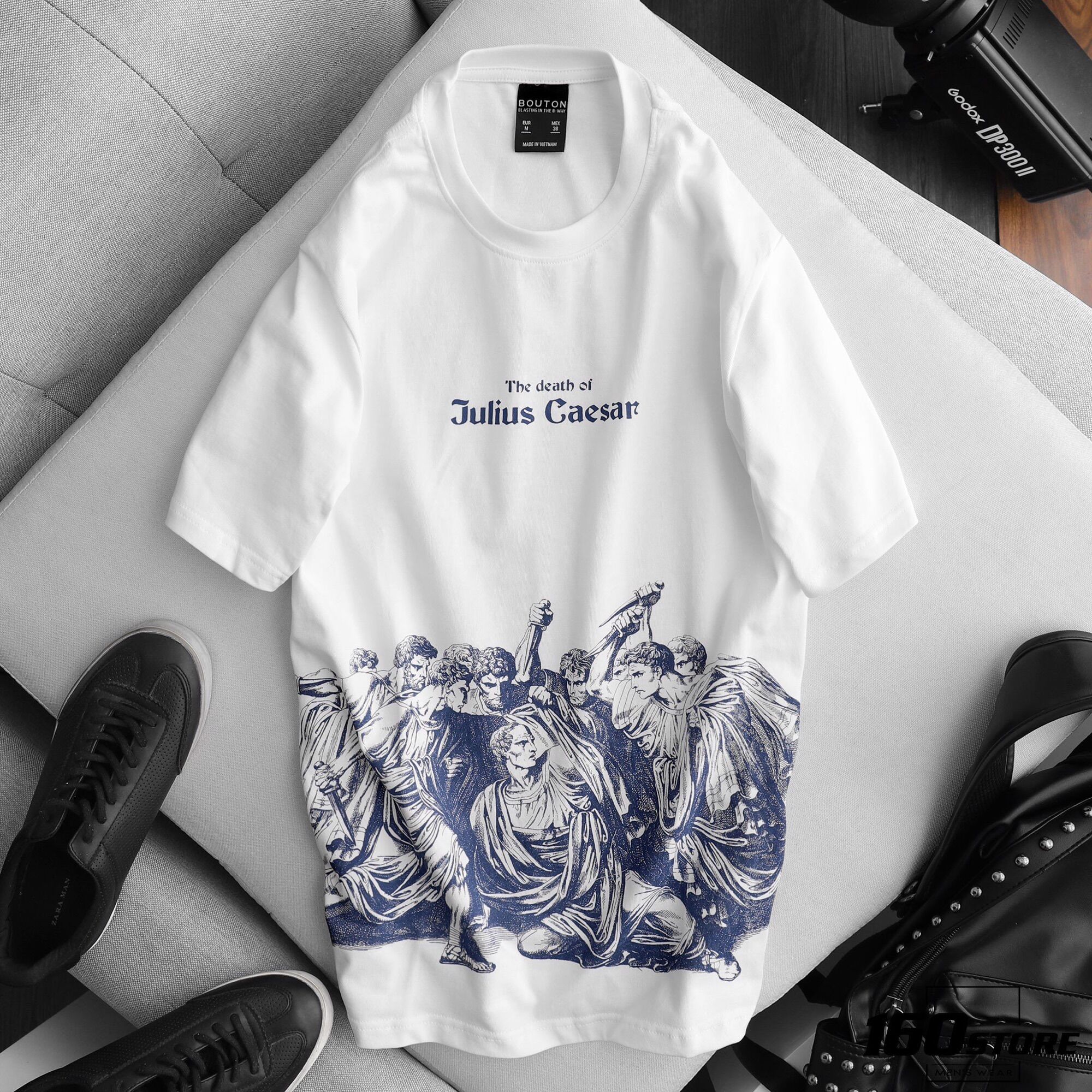 Áo Thun Nam Áo Phông Nam BOUTON PRINTED