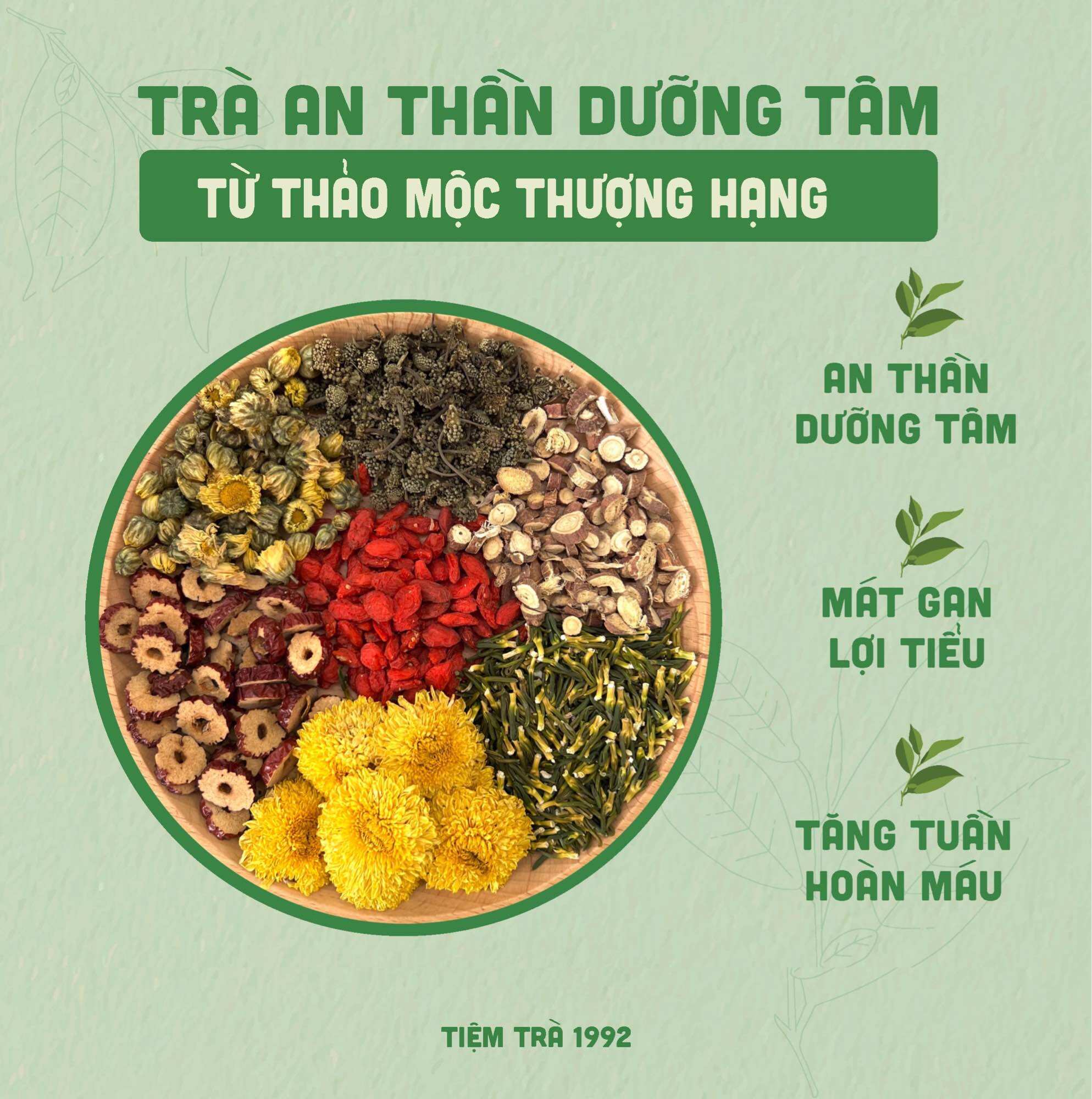 Trà an thần dưỡng tâm ngủ ngon tịnh tâm gói lẻ