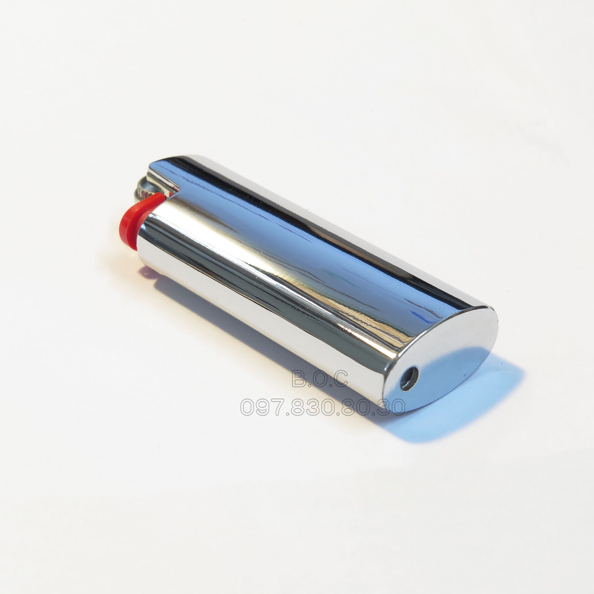 Vỏ Bật Lửa Bic j5 Mini Kim Loại - Tặng Kèm Ruột