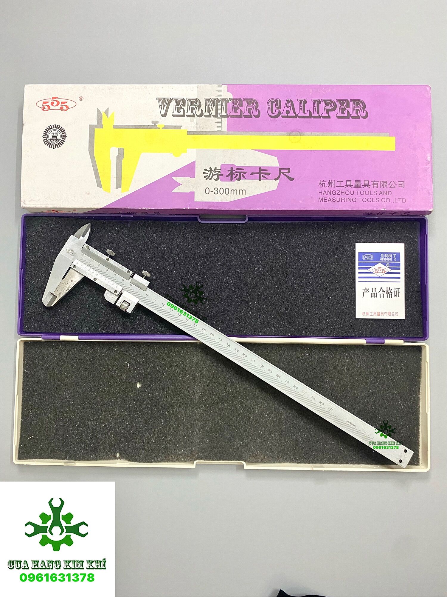 Thước kẹp, cặp cơ khí 300mm 555
