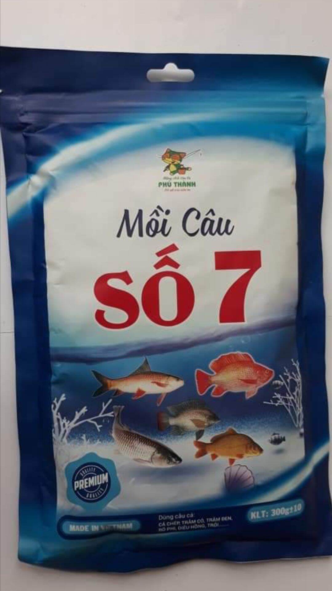 Com bo mồi câu cá số 7,số 8,số 9 (gồm 3 gói) hãng Mồi Câu Cá Phú Thành