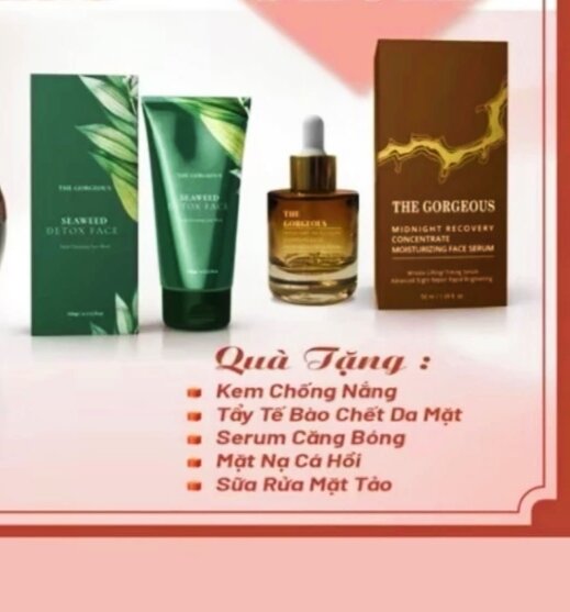 [CHÍNH HÃNG]Combo Sửa Rửa Mặt Và Serum B5 Múi Xù The Gorgeous