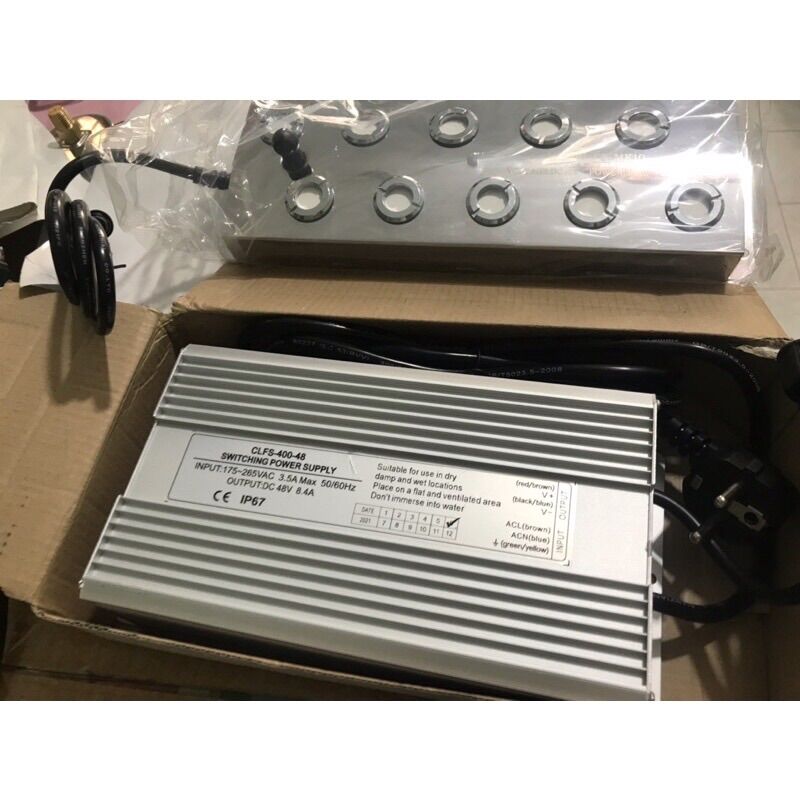 COMBO vỉ 10 mắt+ nguồn chống ẩm 48v