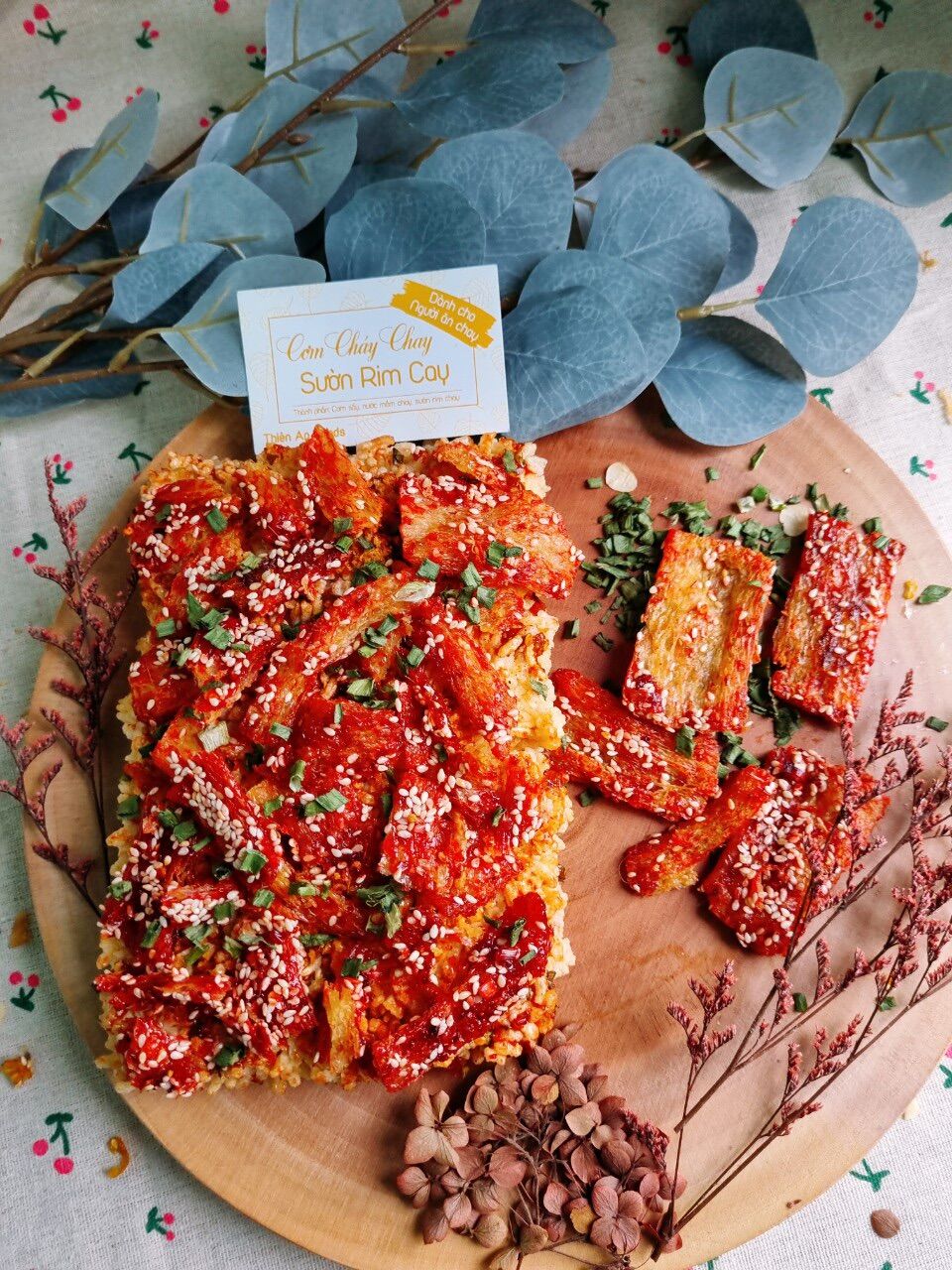 CƠM CHÁY CHAY TINI - Vị Sườn Rim Cay 180g