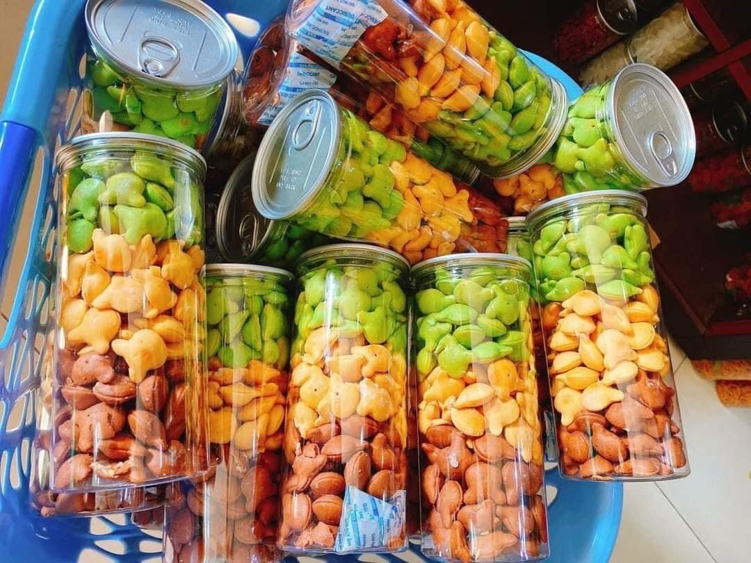 BÁNH GẤU NHÂN KEM MIX 3 VỊ 500GR