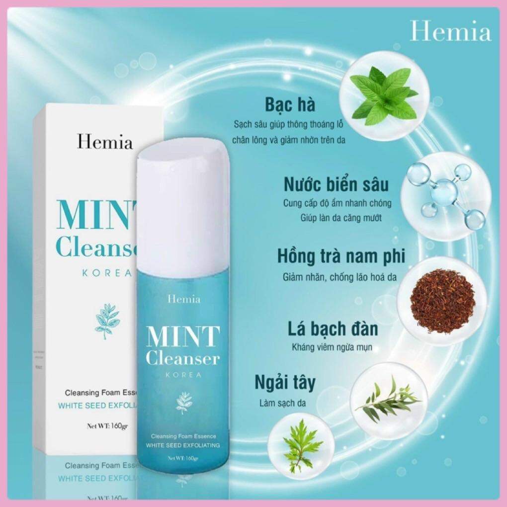 SỮA RỬA MẶT BẠC HÀ HEMIA-CAO CẤP CHÍNH HÃNG HÀN QUỐC
