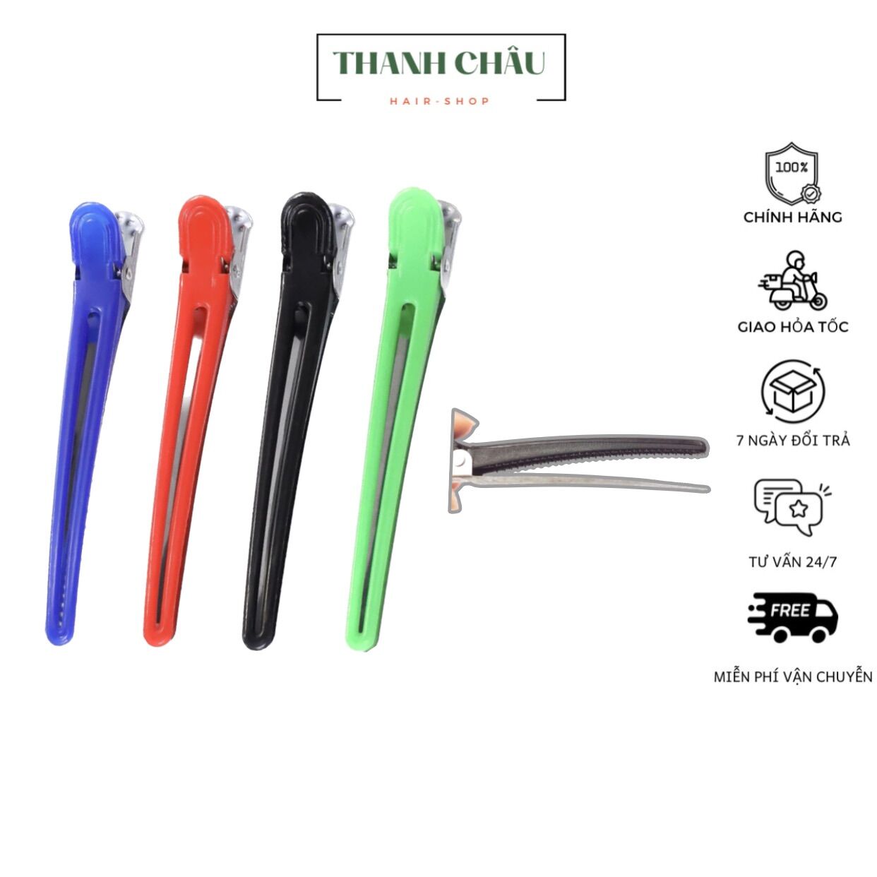 Kẹp tóc vịt Beaudy chuyên dụng 5k 1cây