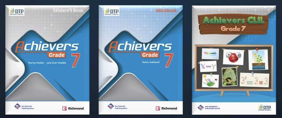 Achievers Grade 7 - Workbook và Studentbook + Clil book