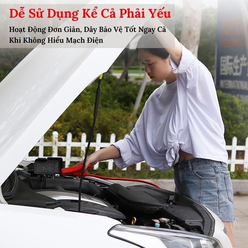 Bộ 2 Dây Câu Bình Ắc Quy Ô Tô 500AMP