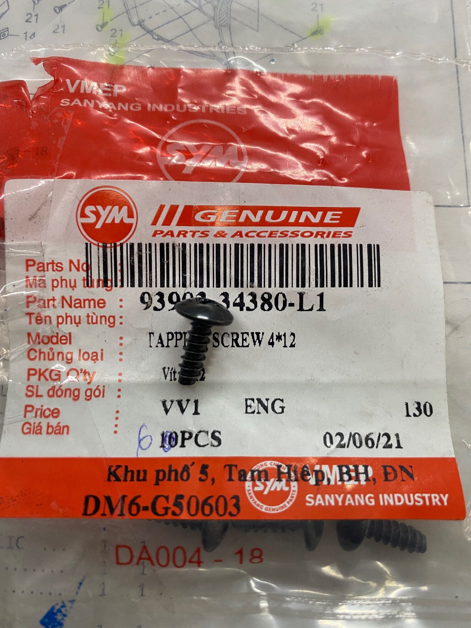 Ốc Bắt Dàn Áo Sh , Ab Hàng Chính Hãng