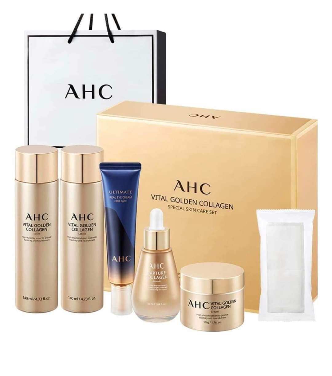 Set dưỡng da cao cấp 5 món mới nhất của AHC chuẩn auth