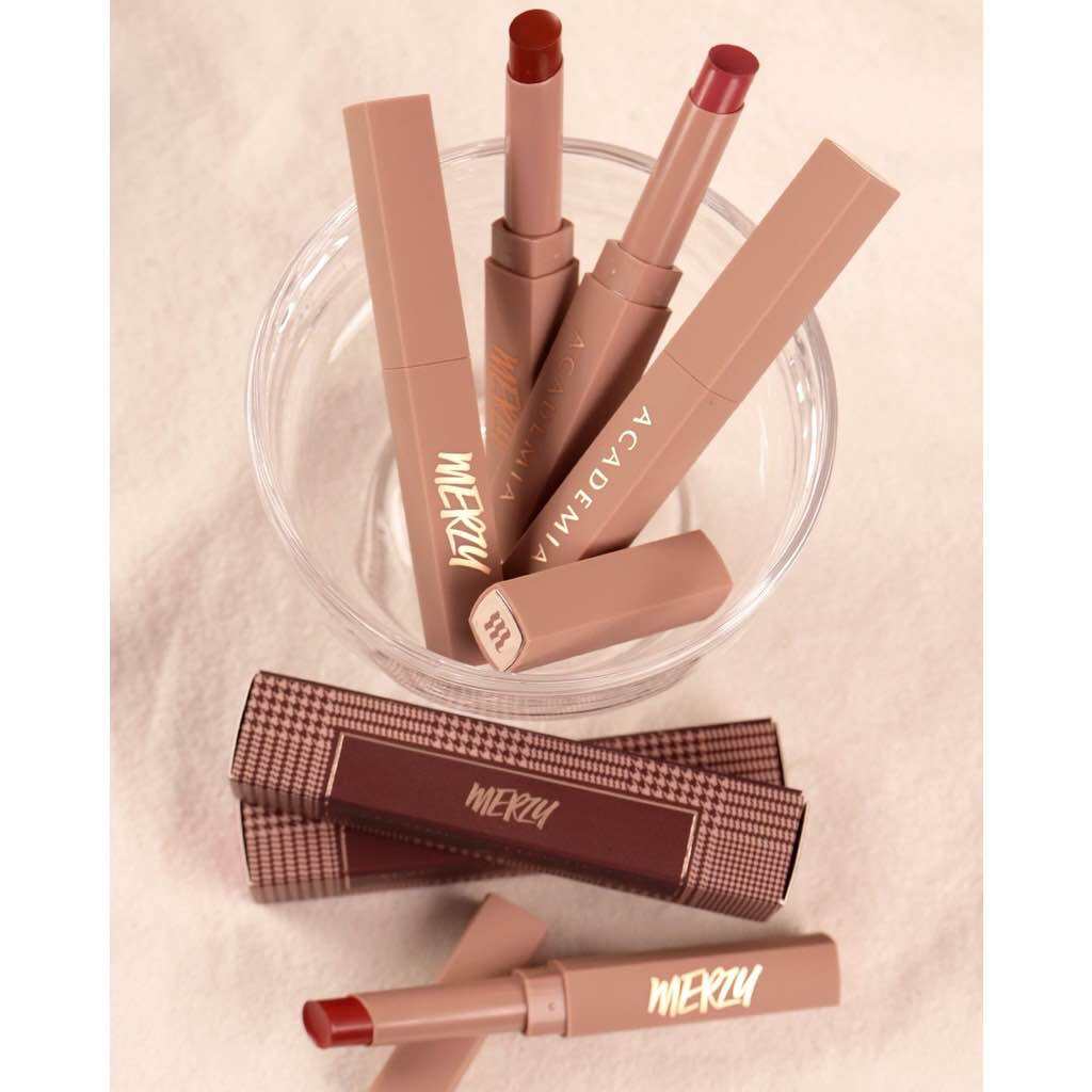 Son thỏi MERZY lì, mịn nhẹ, hiệu ứng sương mờ | Merzy Academia Cotton Lipstick 1.8g