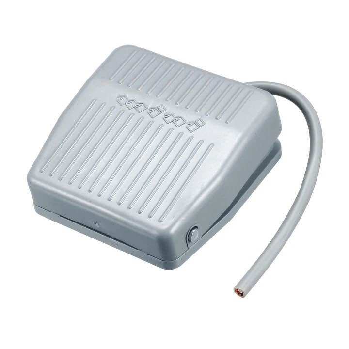 Công tắc bàn đạp chân 10a 250v - màu ghi xám
