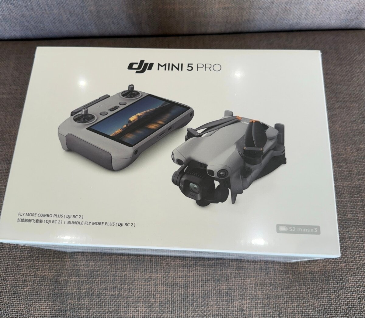 DJI Mini 5 Pro Fly More Combo Plus (DJI RC 2)1-inch CMOS | 225° Flexible Gimbal Rotation