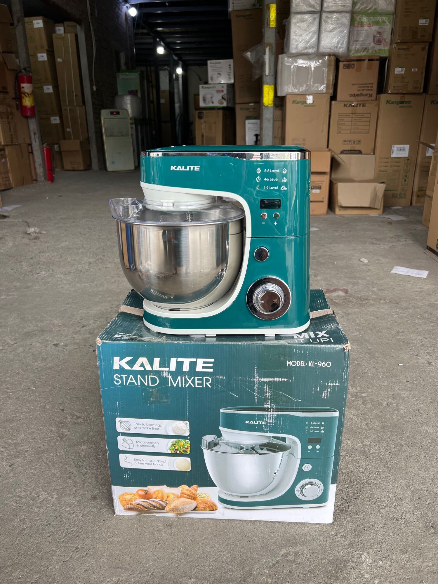 MÁY NHỒI BỘT KALITE KL-960