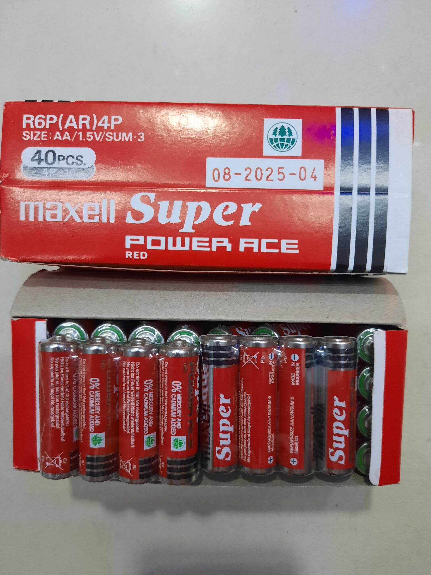 Vĩ 4 viên pin Maxcell AA chính hãng