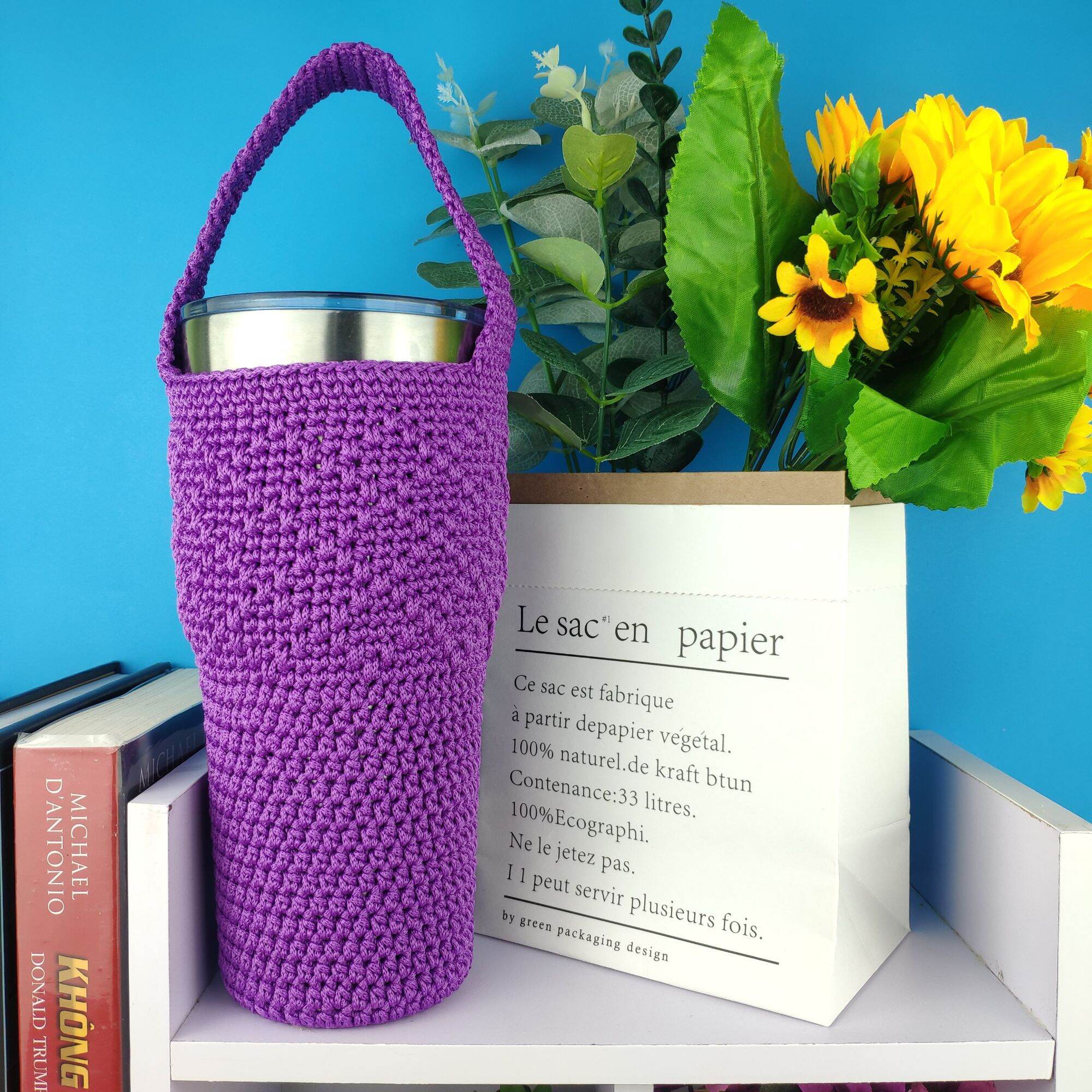 Túi đựng ly giữ nhiệt size 900ml handmade