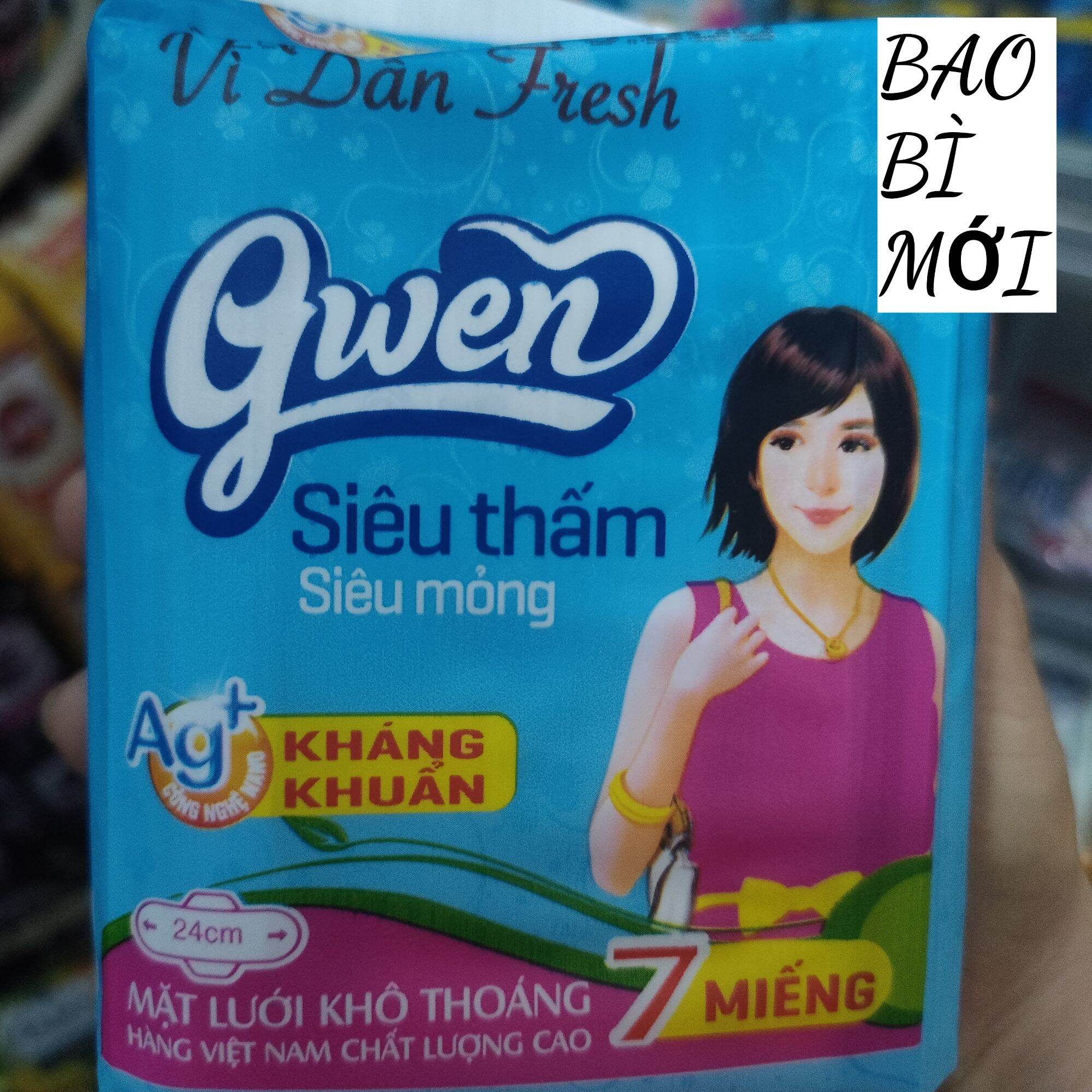 4 GÓI BĂNG VỆ SINH VÌ DÂN SIÊU MỎNG ( GÓI 7 MIẾNG )