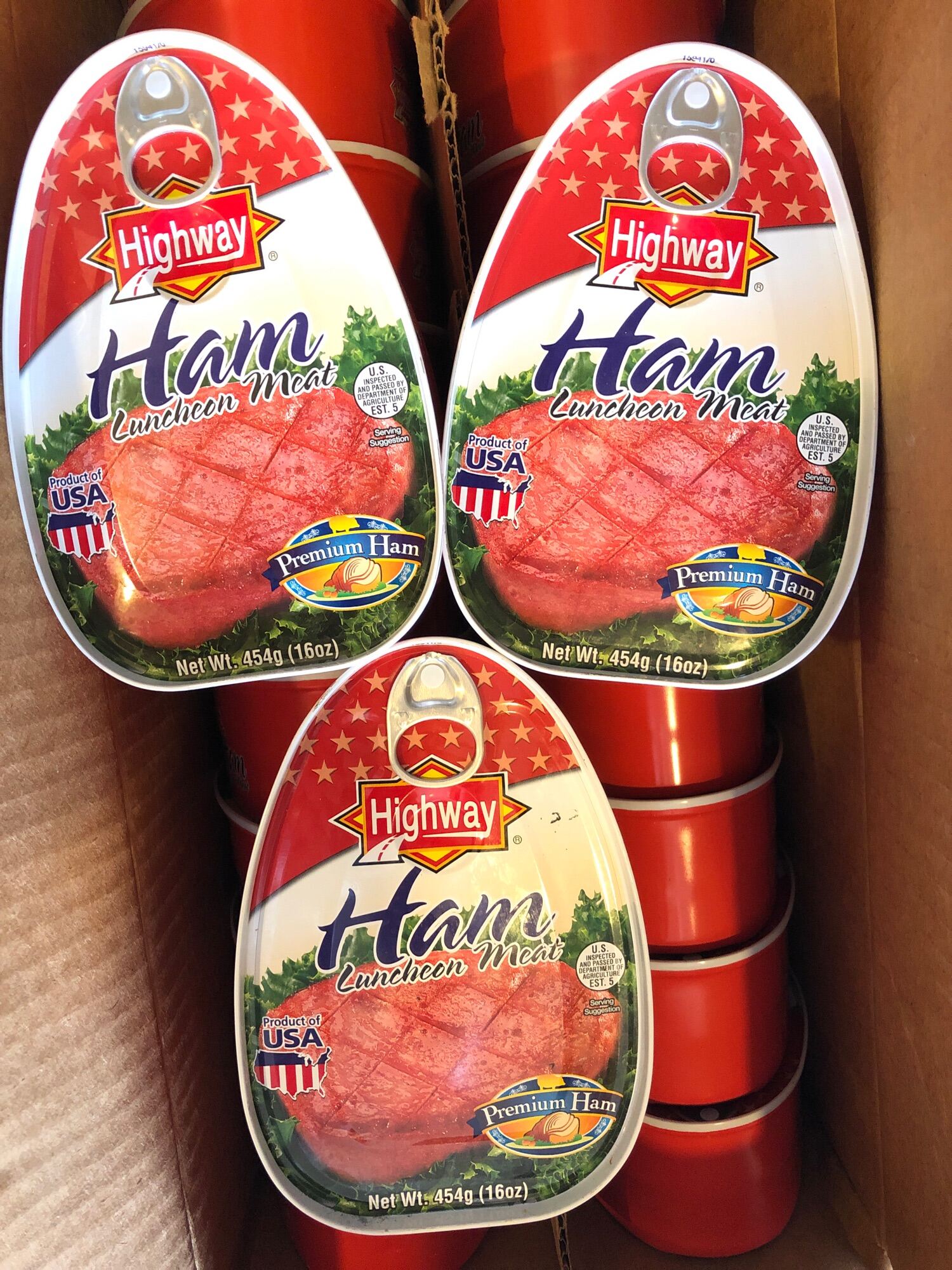 [HCM]THỊT HỘP HIGHWAY HAM LUNCHEON MEAT 454G - USA