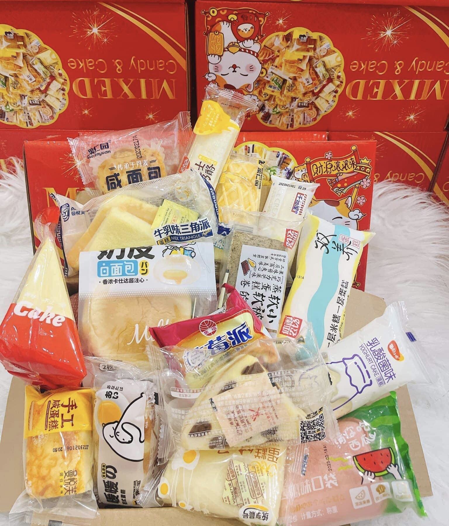 [Date mới]  1Kg Bánh Mix Đài Loan đủ vị