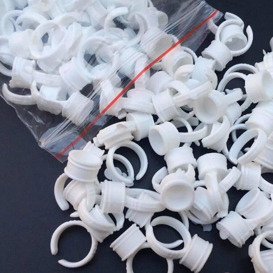 Bịch 100 Nhẫn Đựng Mực Phun Xăm