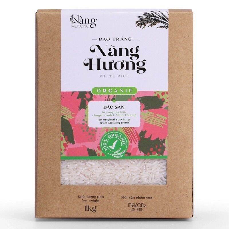Gạo hữu cơ cho bé ăn dặm MeKong Nàng Hương