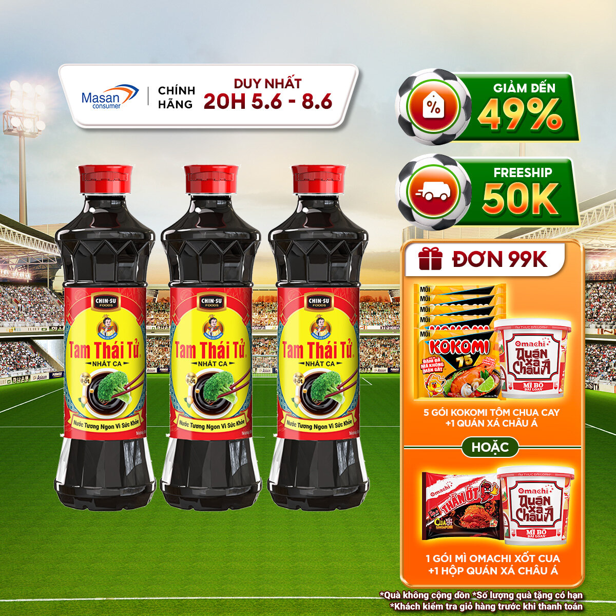 Combo 3 Nước Tương Tam Thái Tử Nhất Ca 650ml