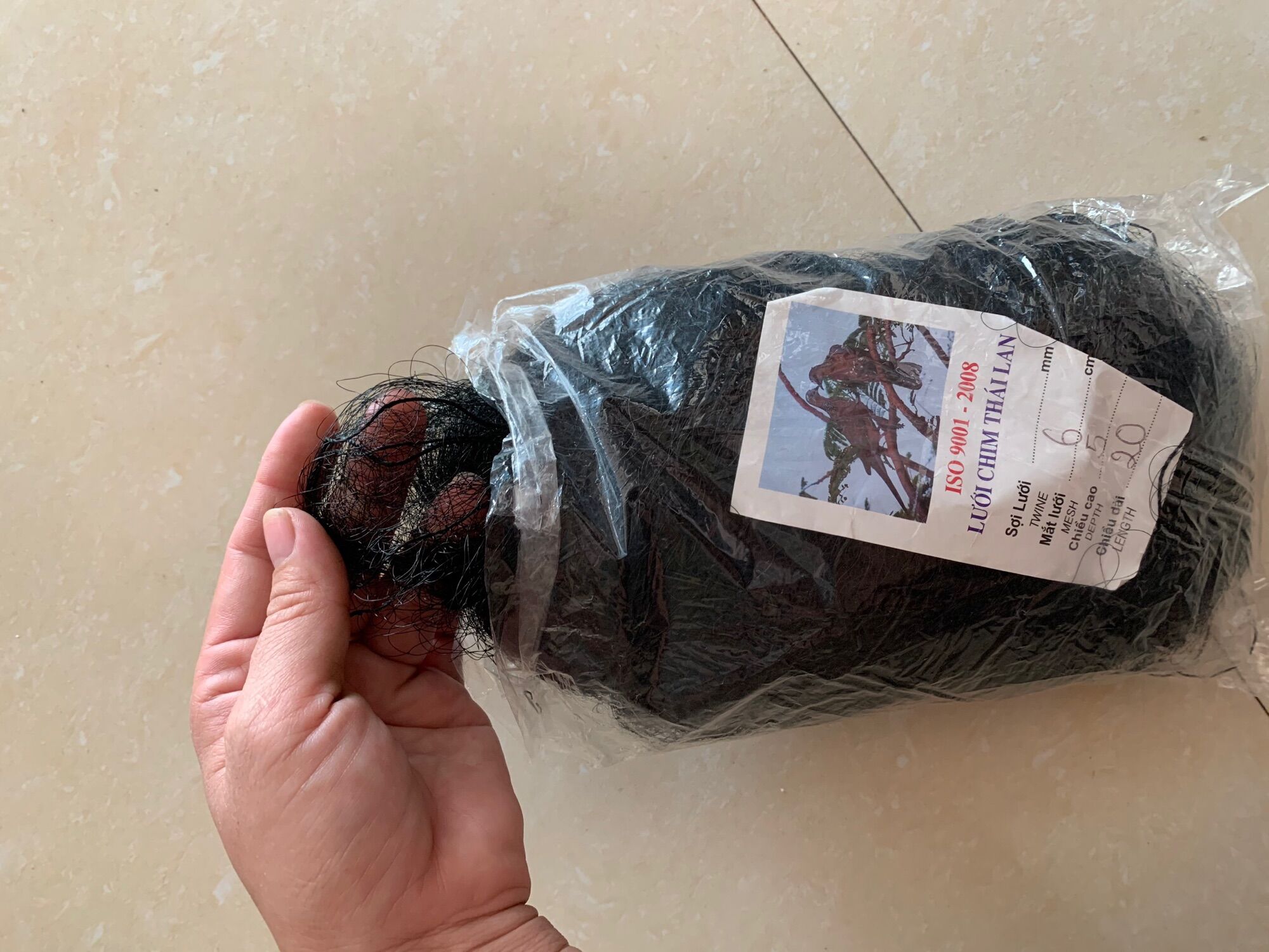 Lưới bẫy chim, lưới tàn hình ( 30m )