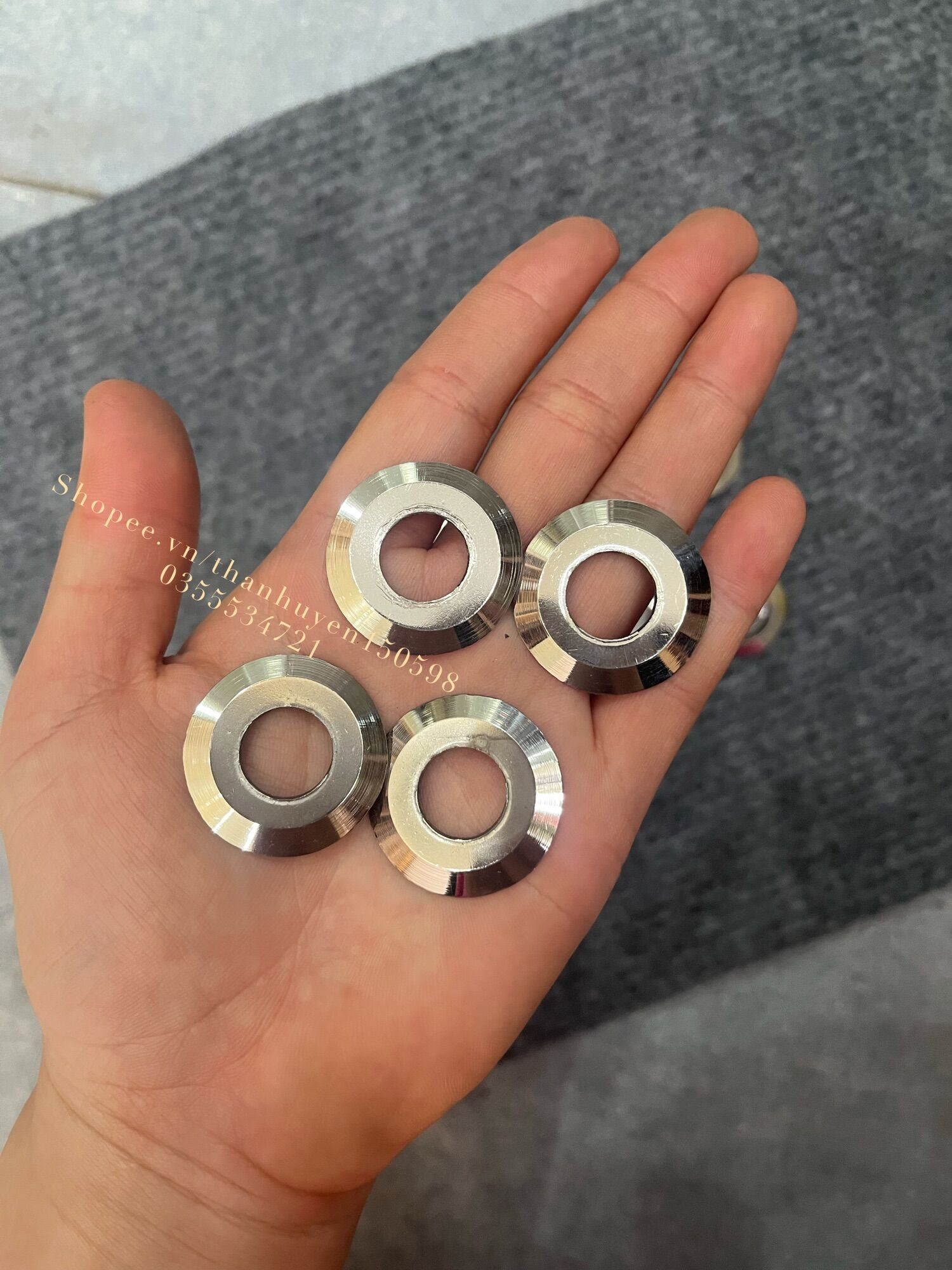 Combo 10con lông đền 2tầng inox 6li 8li 10li 12li