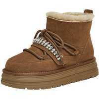 Giày Tuyết Đế Dày Ấm Áp Phong Cách Cổ Điển