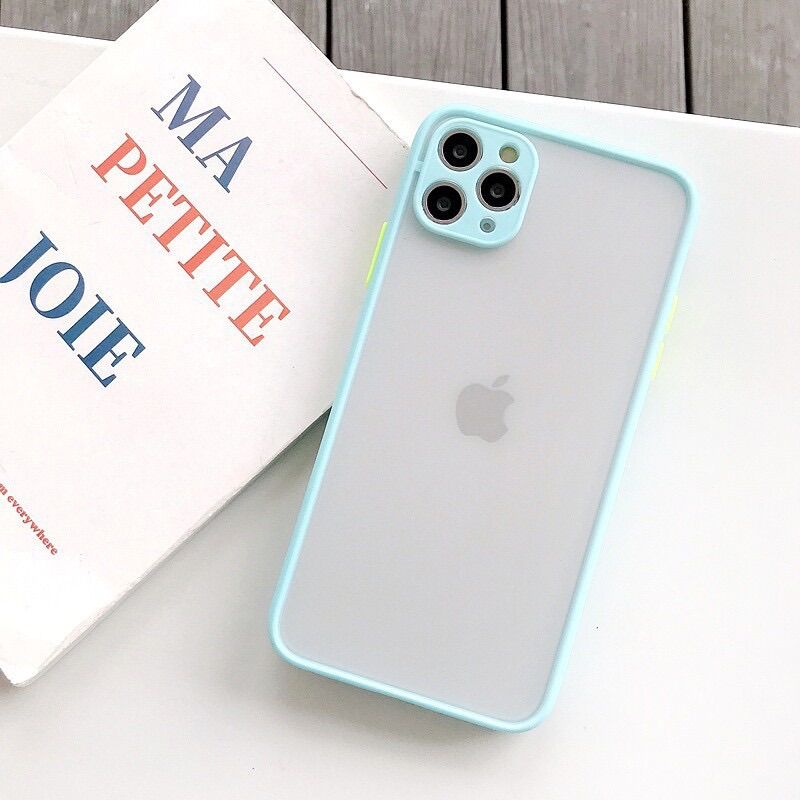 Ốp Lưng Iphone BASIC CAMERA lưng nhám 6/6s/6plus/6splus/7/8/7plus/8plus/x/XS/XSMAX/11/11promax/12/12Promax