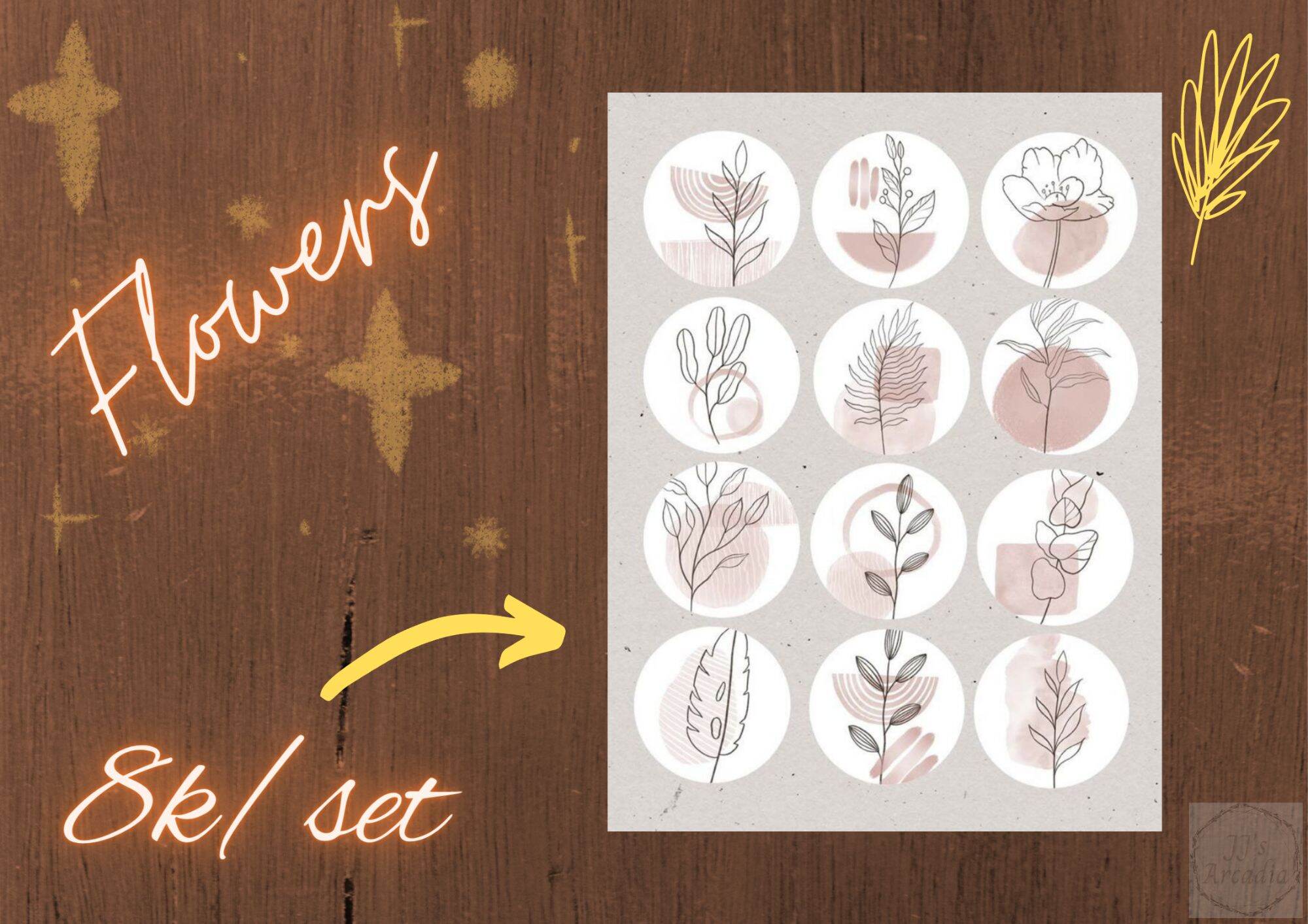 🌸🌺𝓕𝓵𝓸𝔀𝓮𝓻 𝓼𝓽𝓲𝓬𝓴𝓮𝓻🌺🌸
Sticker hoa vintage