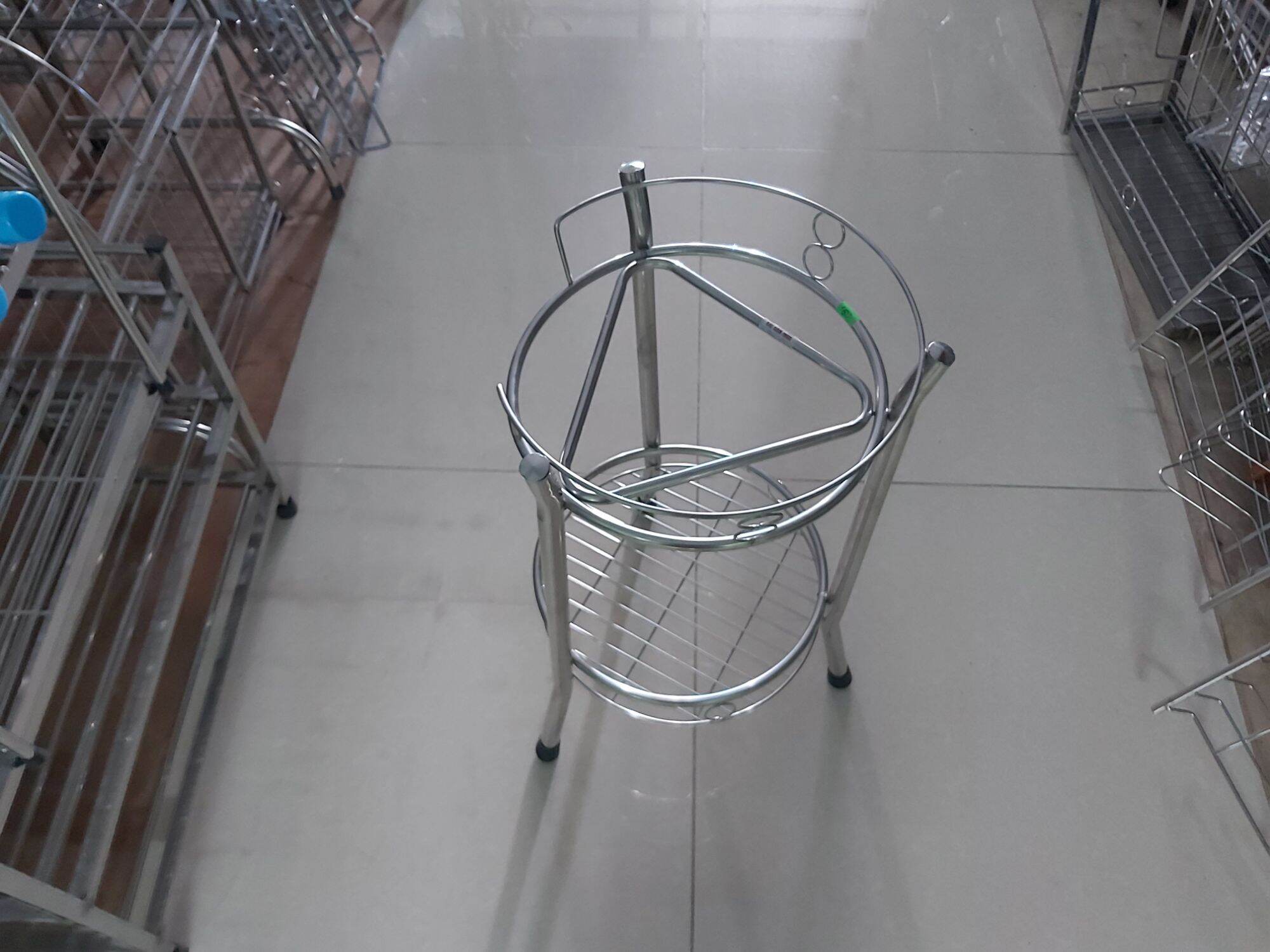 Kệ inox để nồi cơm, bình nước 20l