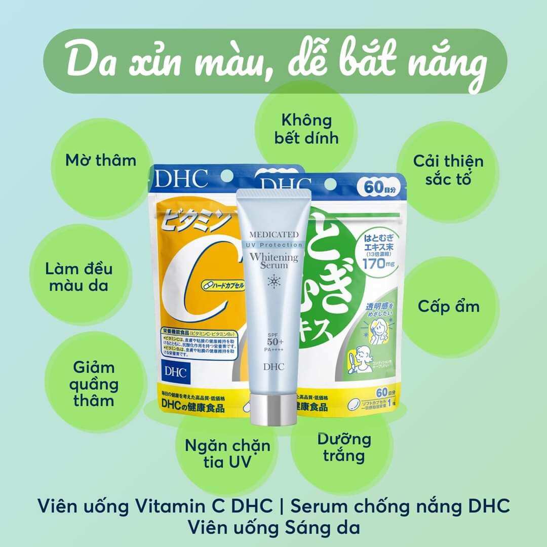 [ Chính hãng] Viên uống vitamin C DHC Vitamin C Hard Capsule