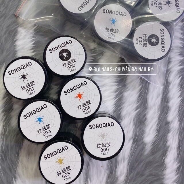 Set - lẻ gel nhện 6 hủ 18ml