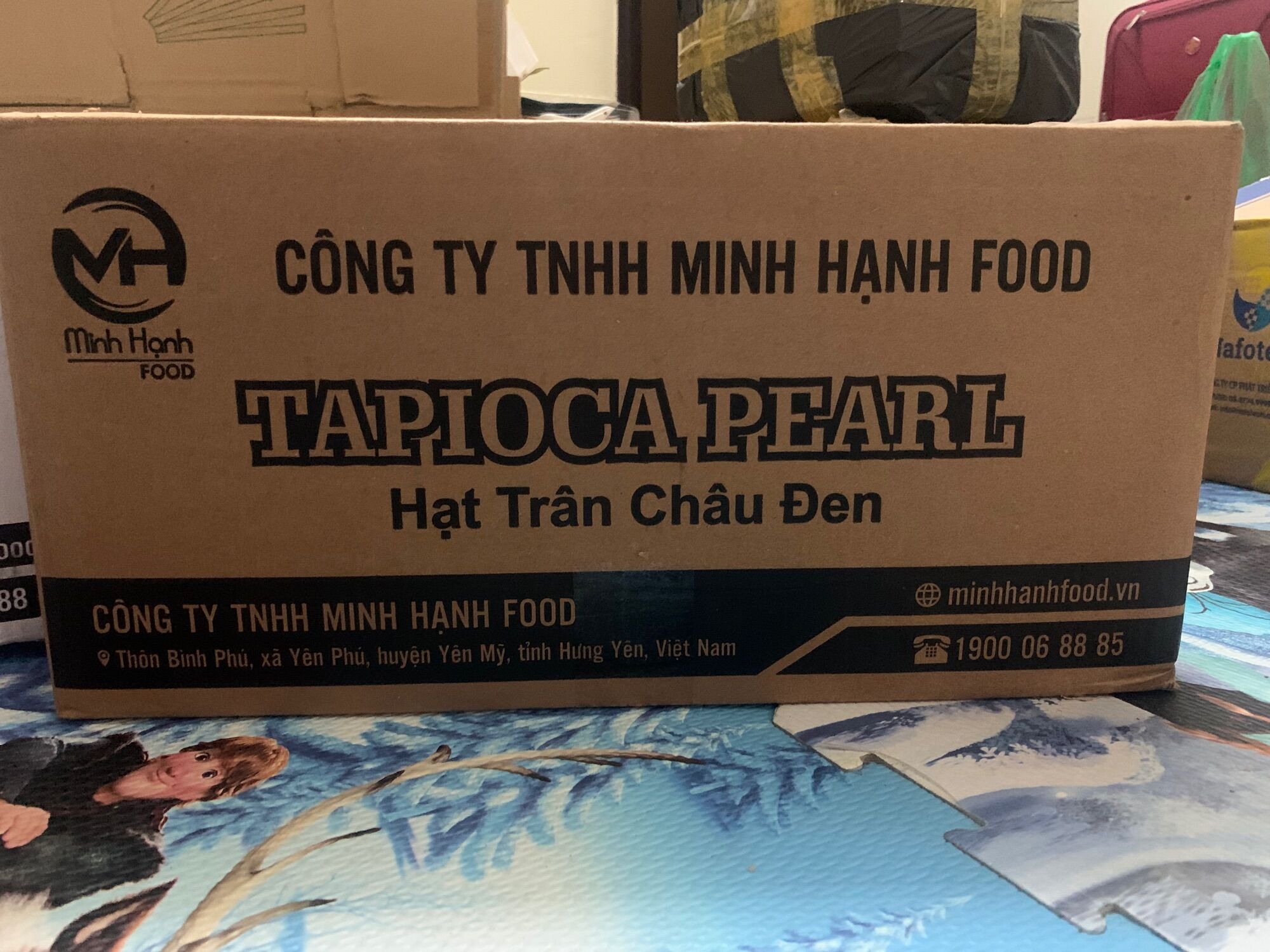 TRÂN CHÂU MINH HẠNH TRẮNG / ĐEN Gói 1kg [ Topping trà sữa - Nguyên Liệu trà sữa ]