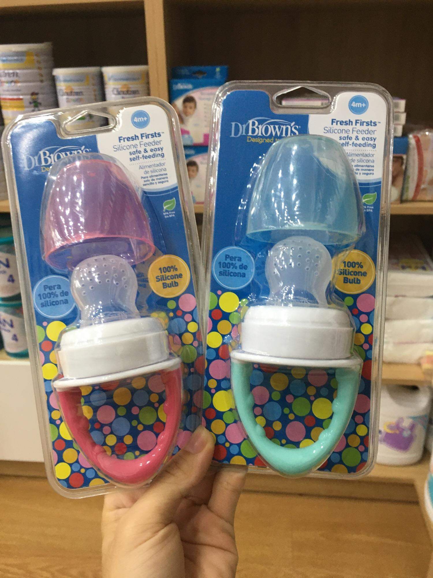 Túi nhai ăn dặm bằng silicone Dr.Brown's