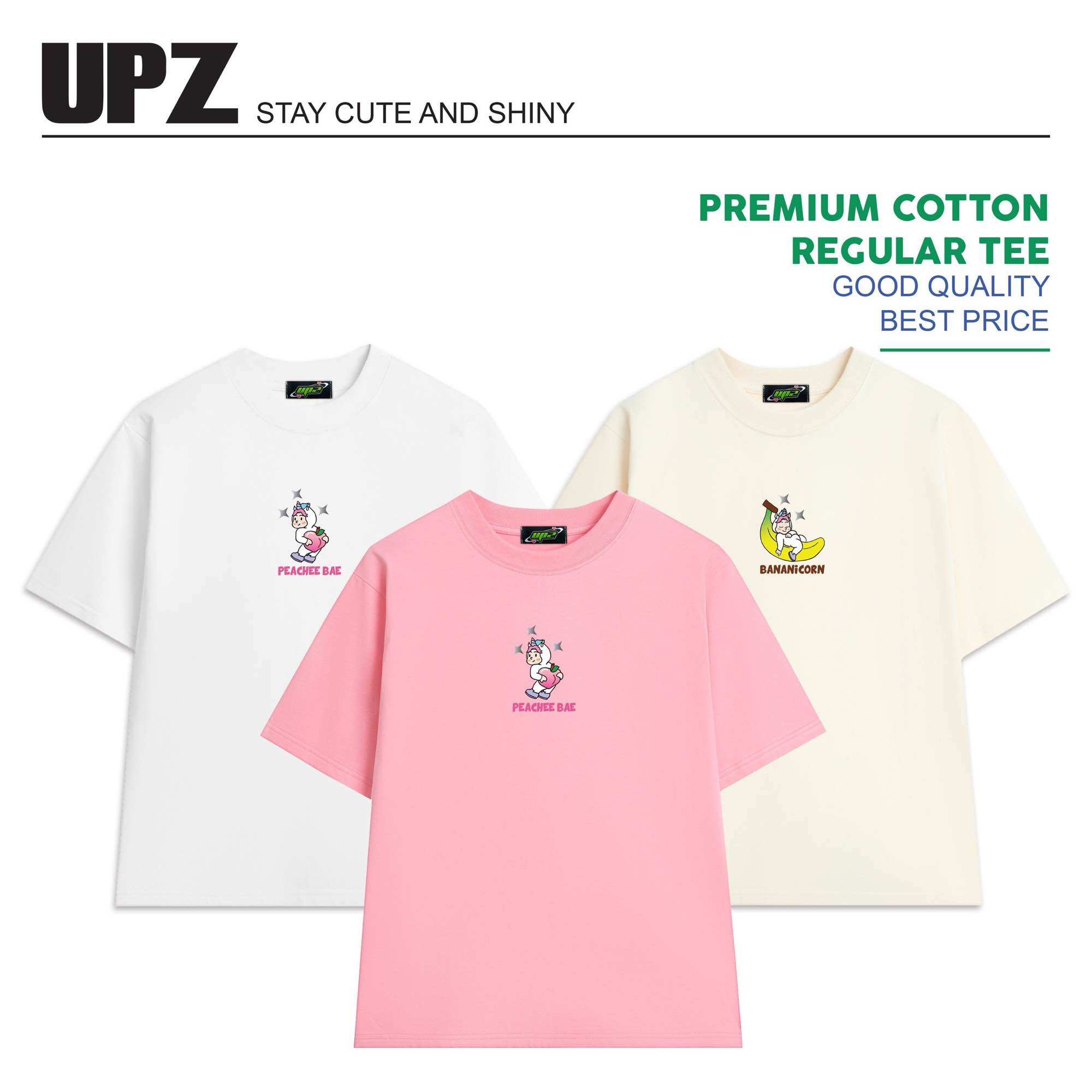 Upz áo thun fruity unicorn babe