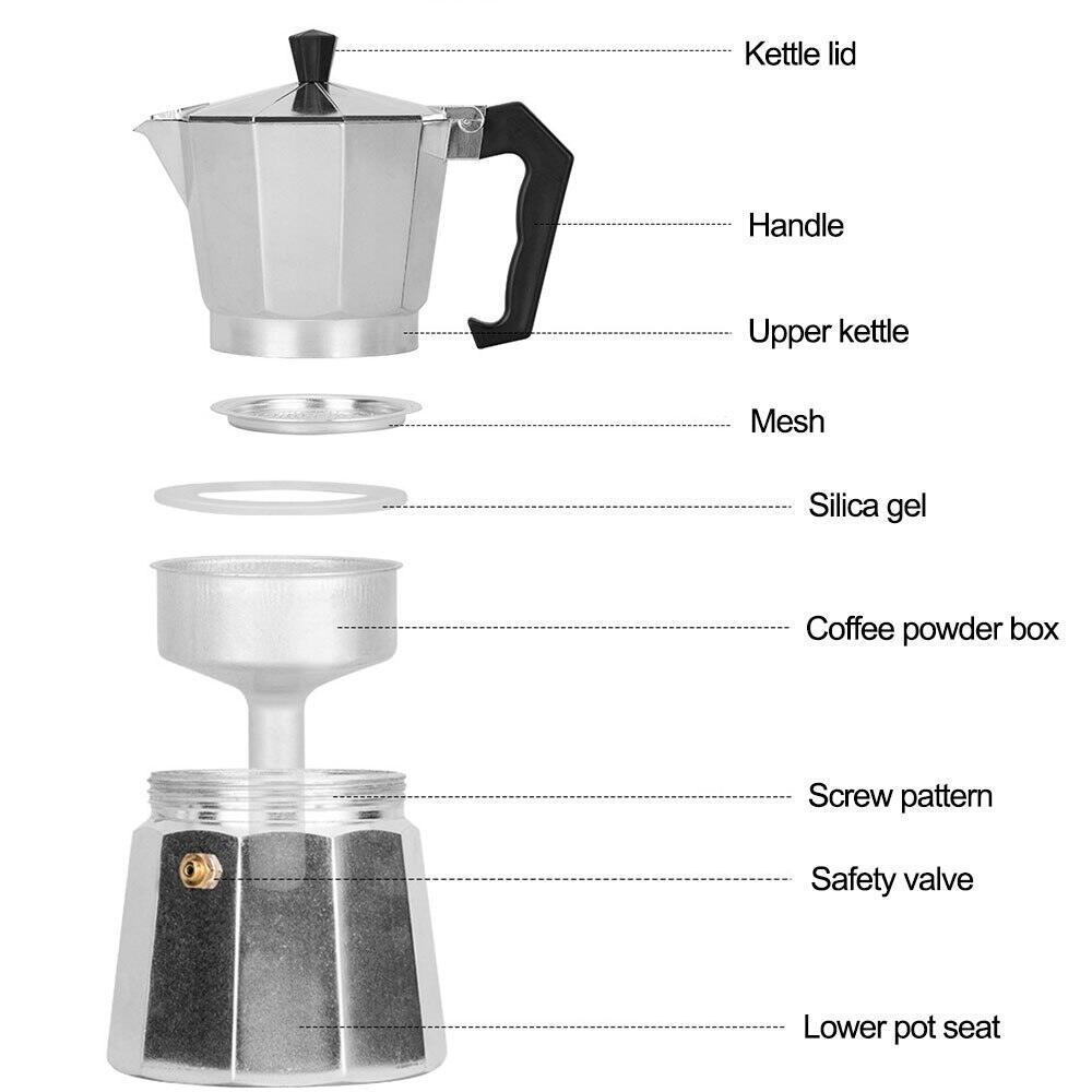 【Free shipping】warm coffee Moka pot/coffee maker Vin