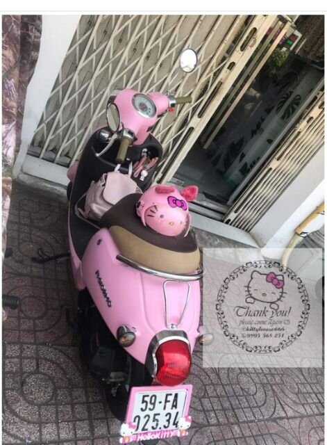 🌸KHUNG BIỂN SỐ HELLO KITTY