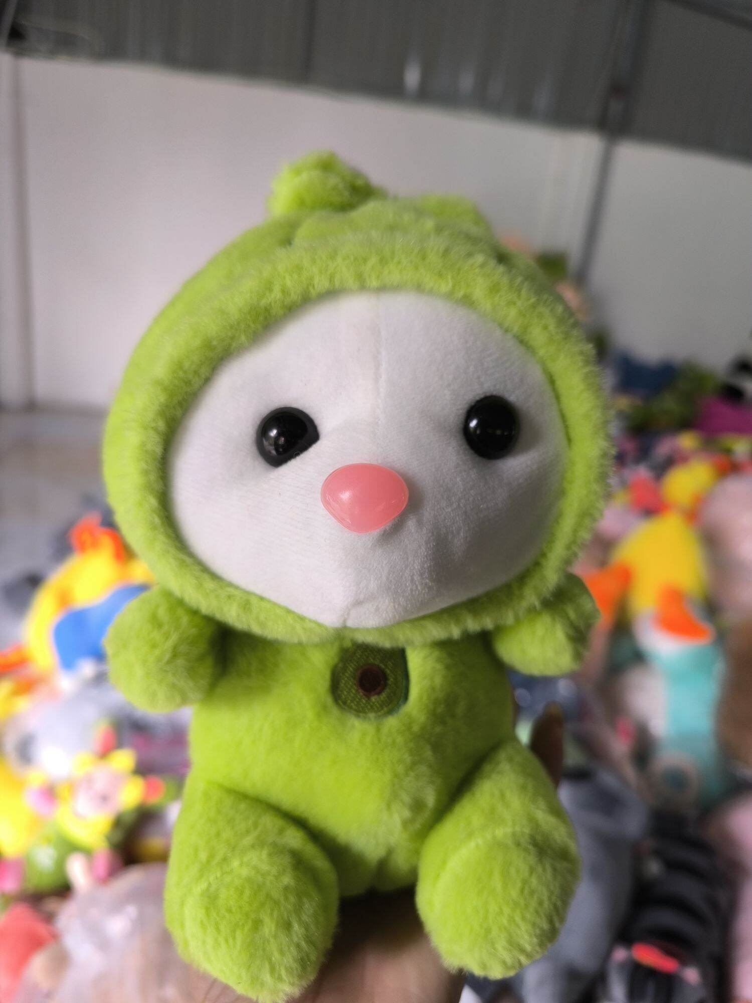 gấu bông khủng long xanh nhỏ cute