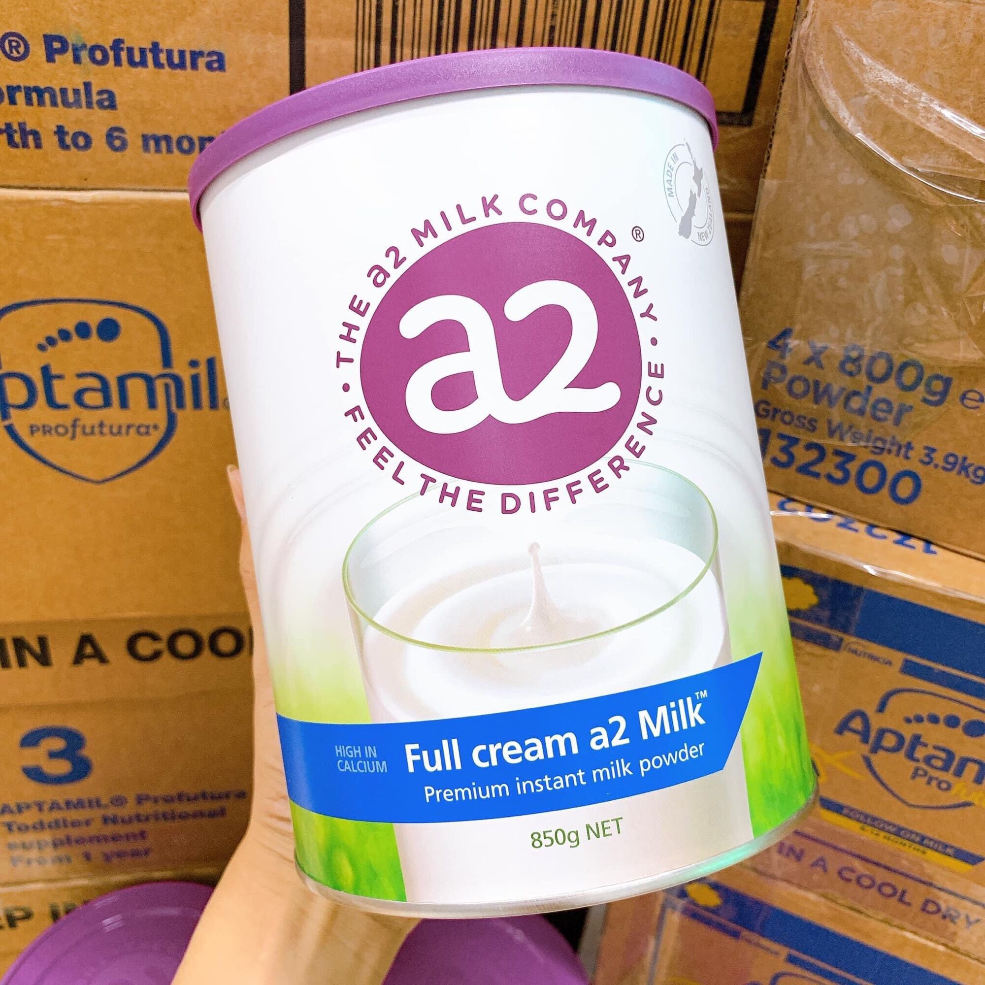 Sữa tươi A2 dạng lon 800gr