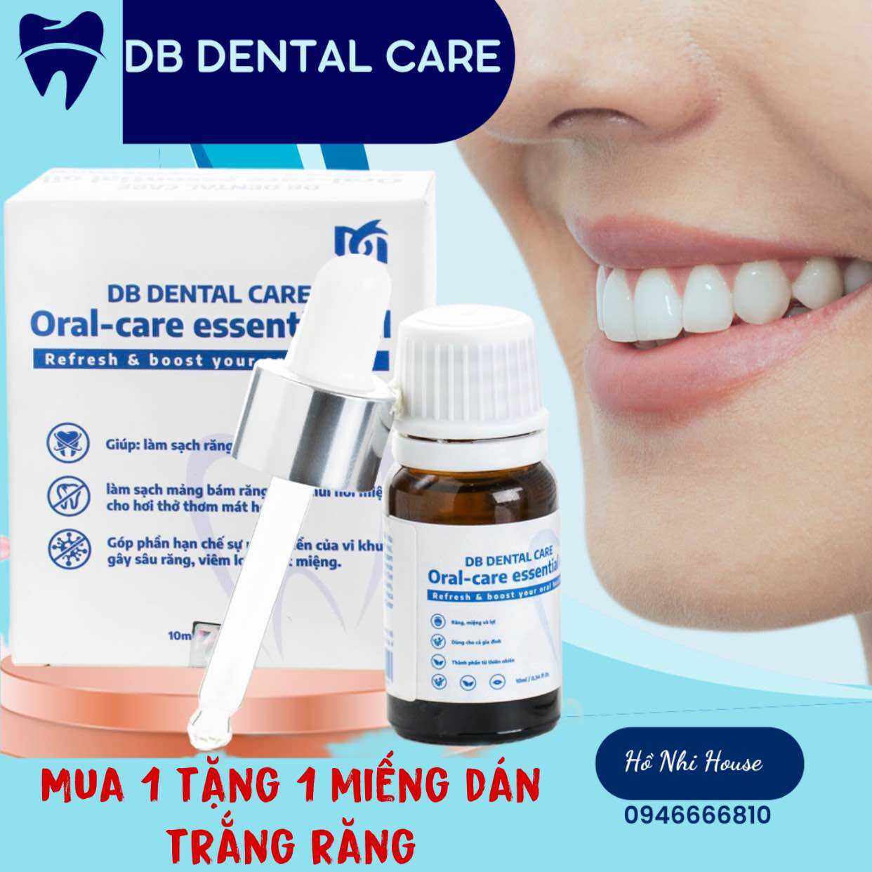 Tinh dầu răng miệng DB Dental Care [ CHÍNH HÃNG].