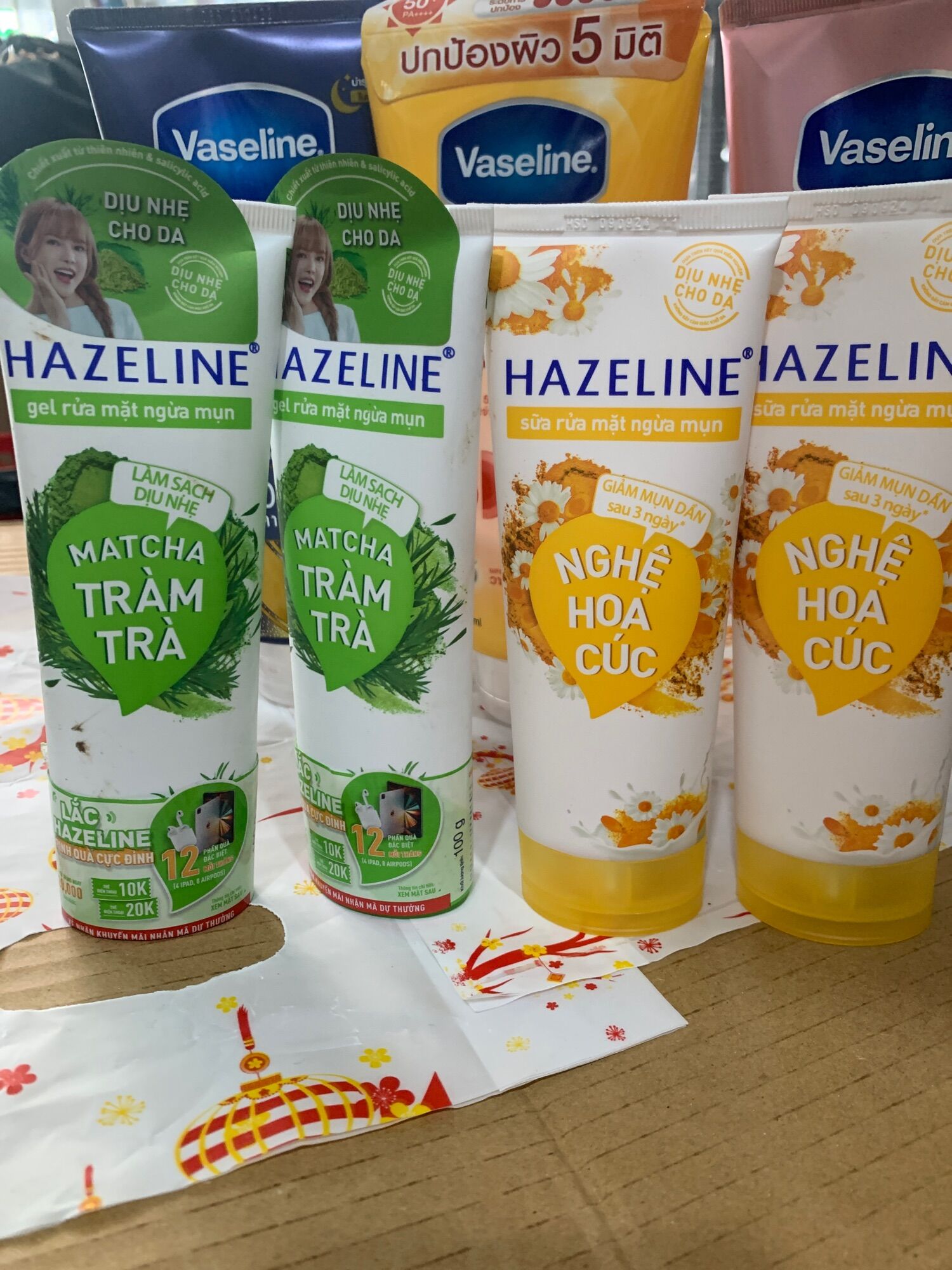 Sữa Rửa Mặt Hazeline matcha 50gr